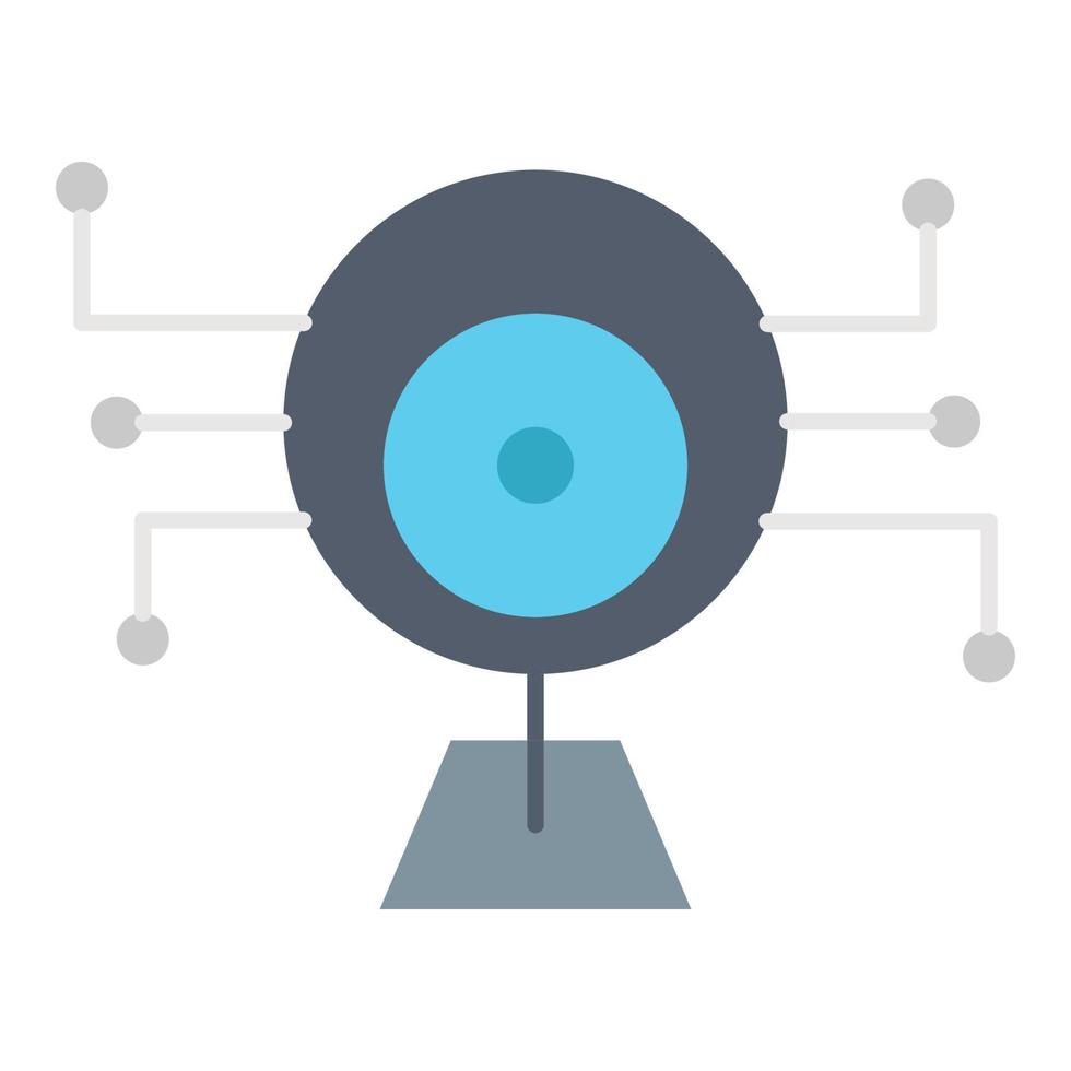 camera surveillance icon, suitable for a wide range of digital creative projects. vector