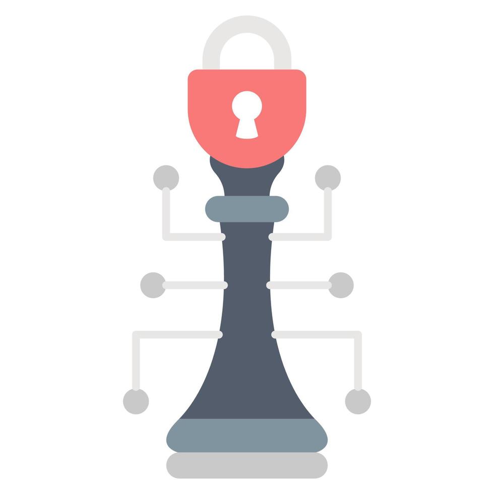 cyber strategy icon, suitable for a wide range of digital creative projects. vector