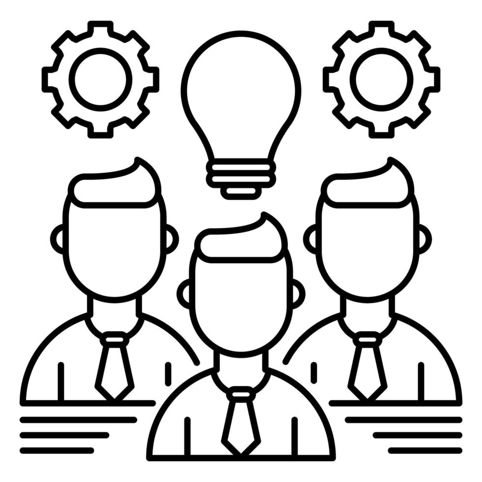 team skills icon, suitable for a wide range of digital creative projects. vector