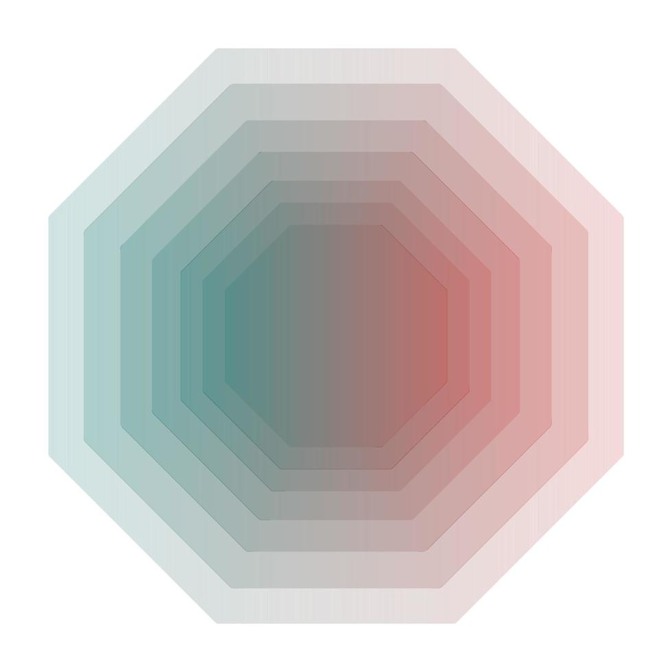 octagonal diamond icon, suitable for a wide range of digital creative projects. vector