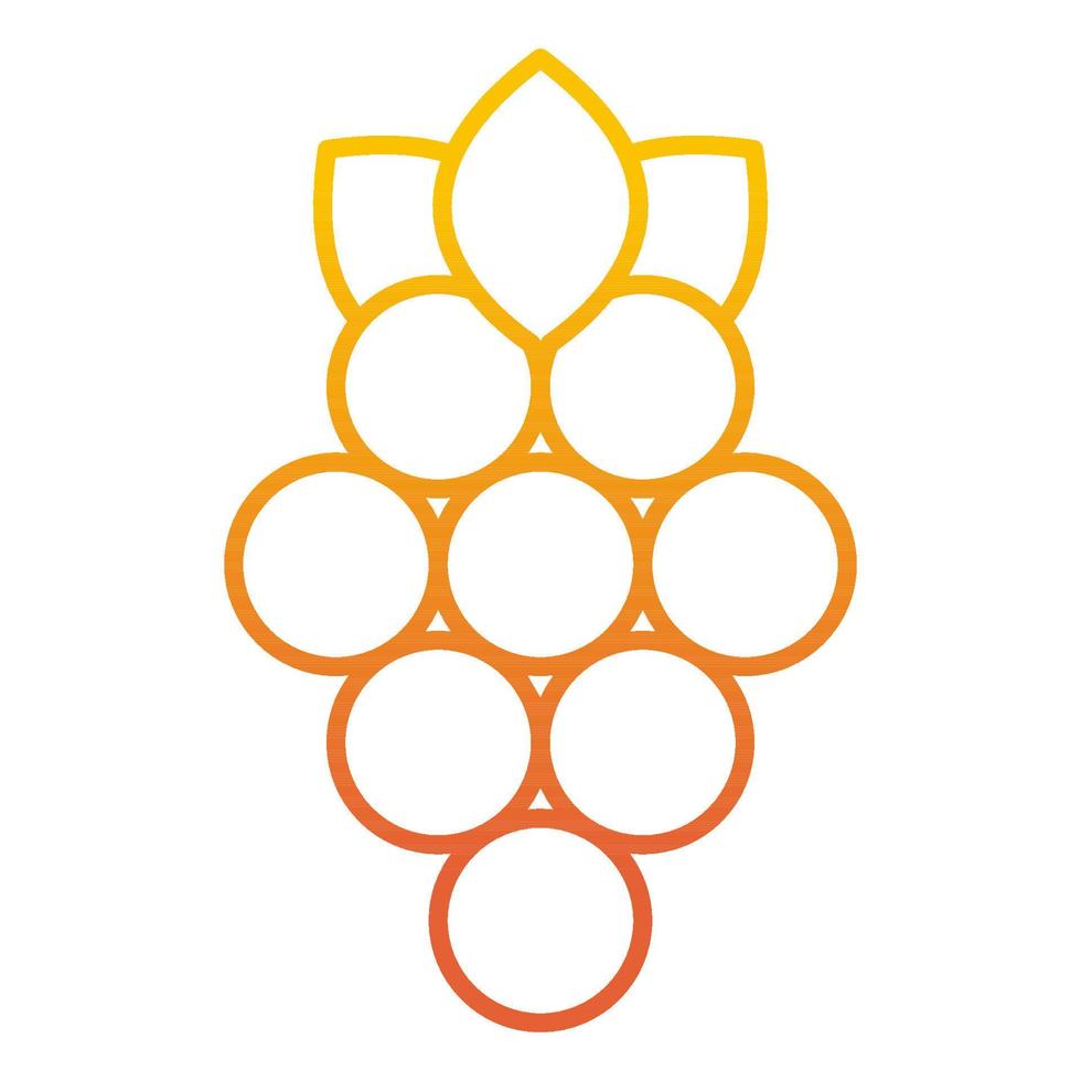 Grapes icon, suitable for a wide range of digital creative projects. vector