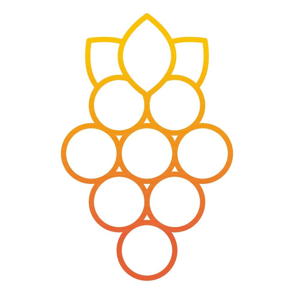 Grapes icon, suitable for a wide range of digital creative projects. vector