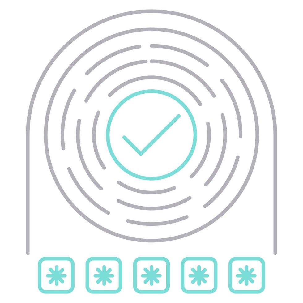 open password icon, suitable for a wide range of digital creative projects. vector