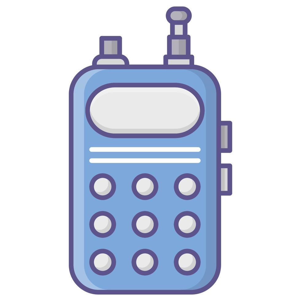 Radio icon, suitable for a wide range of digital creative projects. vector