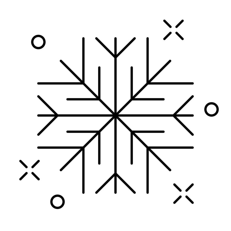 icono de nieve, adecuado para una amplia gama de proyectos creativos digitales. vector