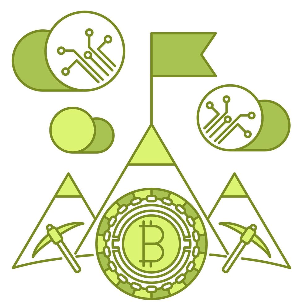 mining icon, suitable for a wide range of digital creative projects. vector