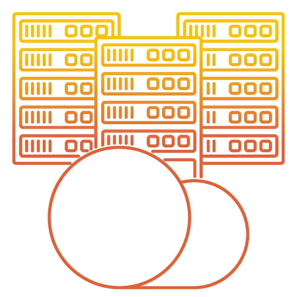 hosting icon, suitable for a wide range of digital creative projects. vector