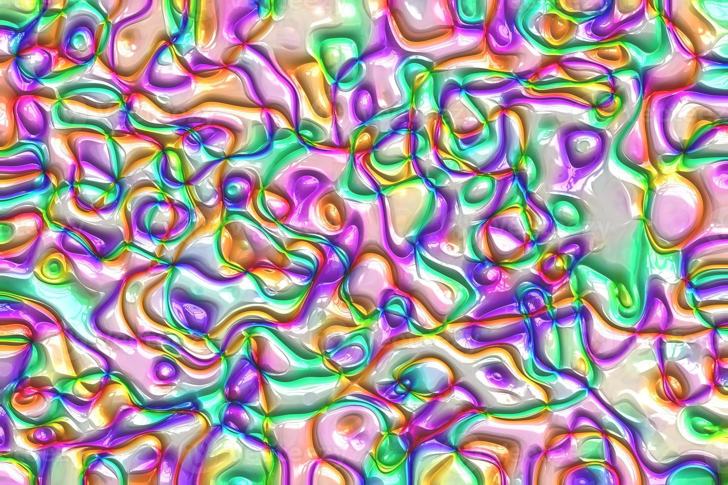 Abstract glossy liquid background,Glitter texture background.Abstract modern painting.Digital modern colorful texture.Digital background illustration.Textured background.Holographic liquid background photo