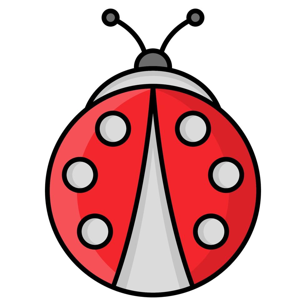bug icon, suitable for a wide range of digital creative projects. vector