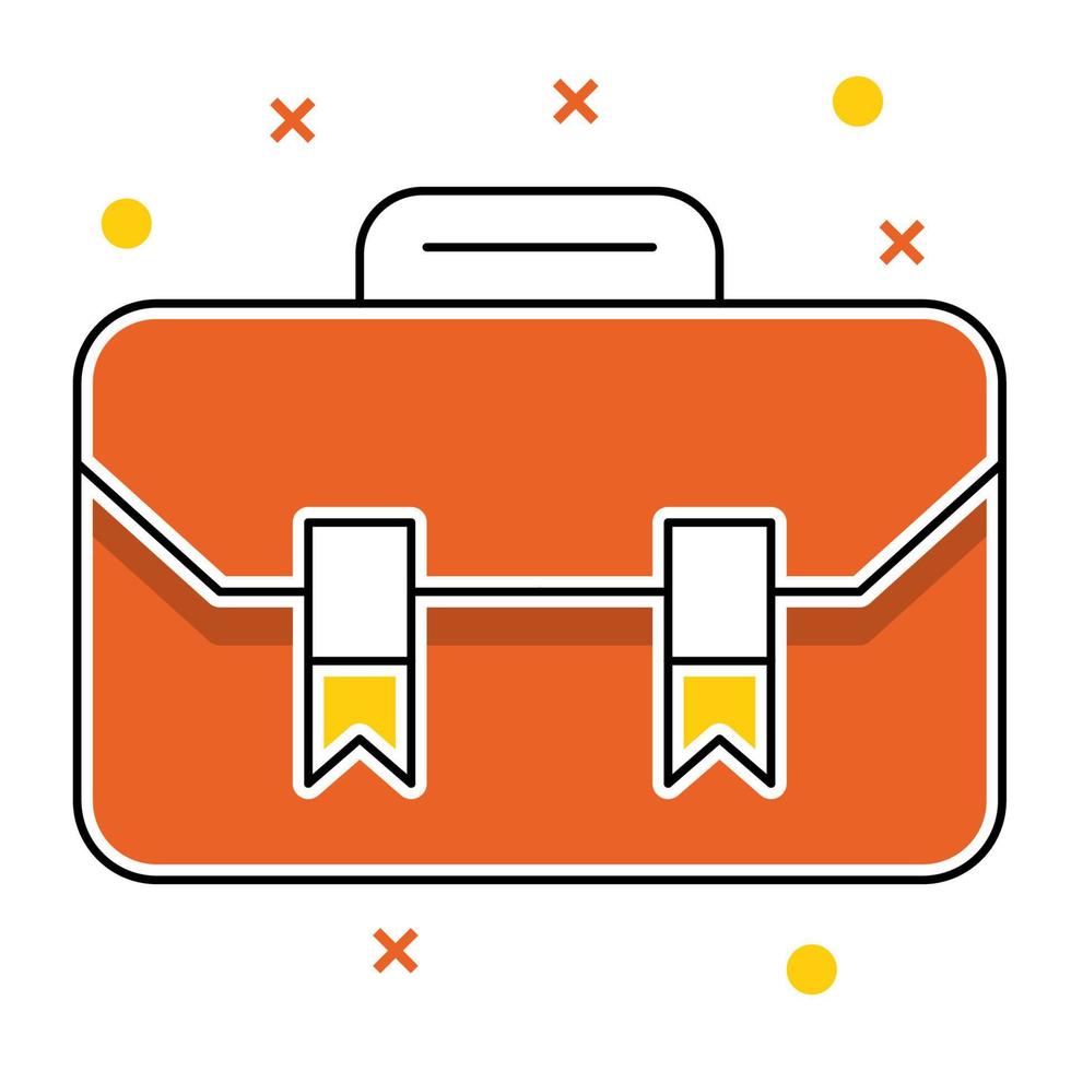 business case icon, suitable for a wide range of digital creative projects. vector