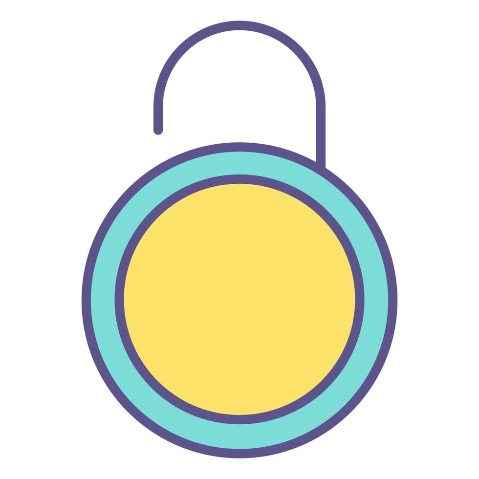 open lock icon, suitable for a wide range of digital creative projects. vector