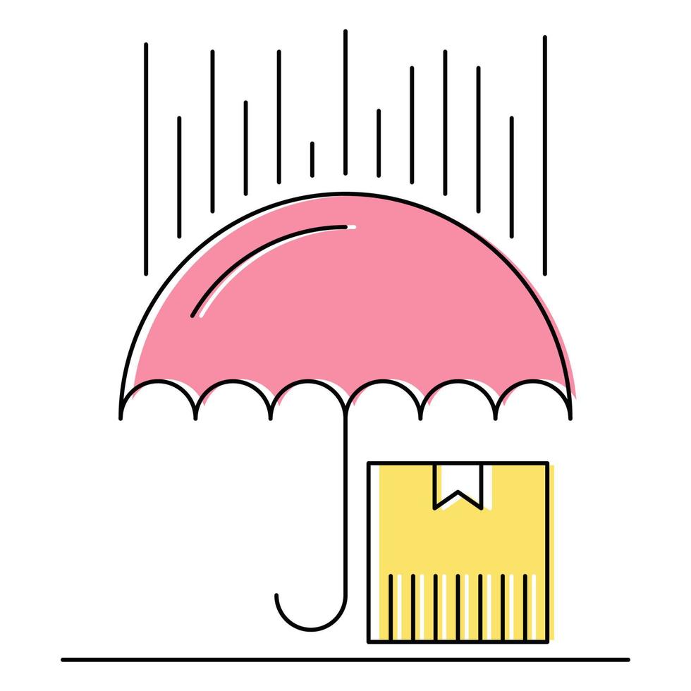 Insurance icon, suitable for a wide range of digital creative projects. vector