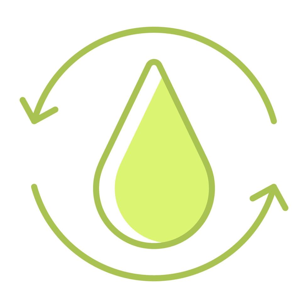 water treatment icon, suitable for a wide range of digital creative projects. vector