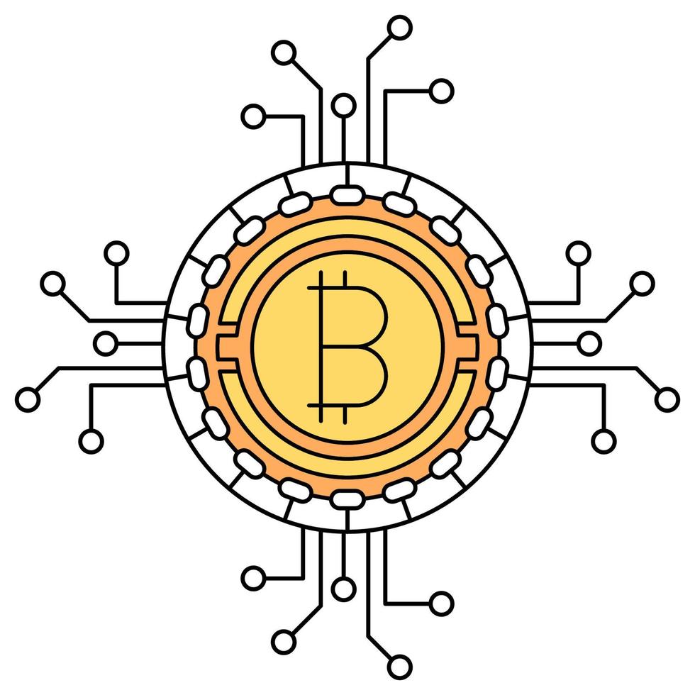 Digital money icon, suitable for a wide range of digital creative projects. vector