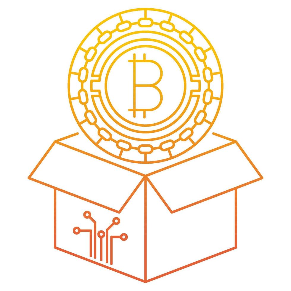 block reward icon, suitable for a wide range of digital creative projects. vector