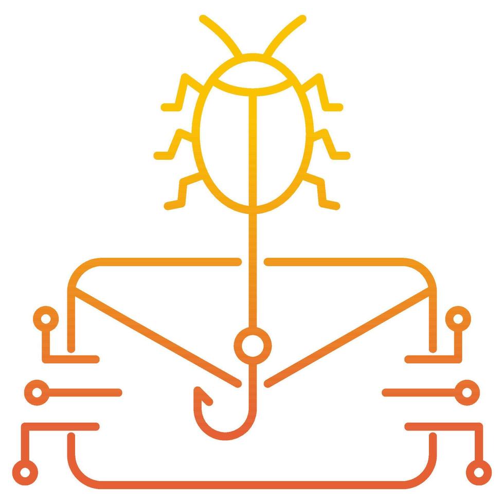 email virus attack icon, suitable for a wide range of digital creative projects. vector