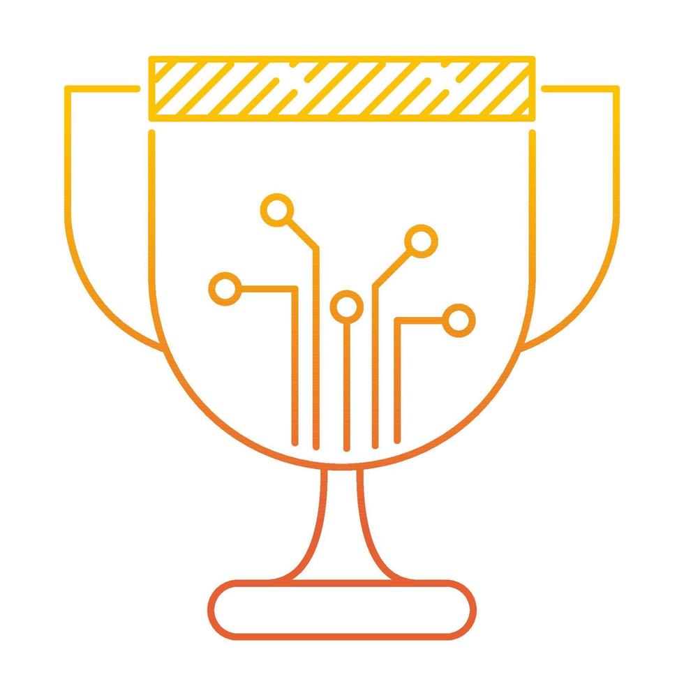 digital reward icon, suitable for a wide range of digital creative projects. vector