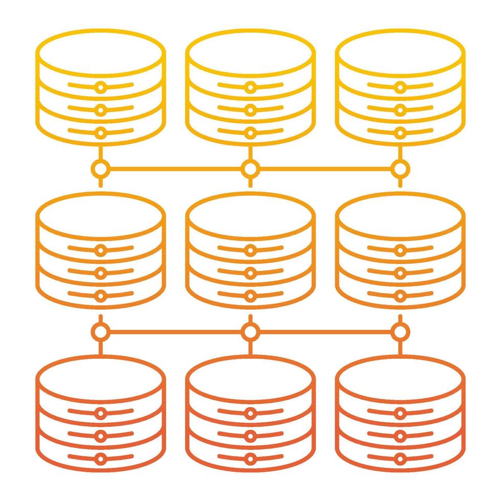 structured data icon, suitable for a wide range of digital creative projects. vector