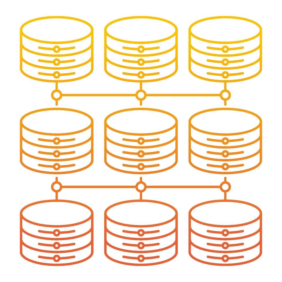 structured data icon, suitable for a wide range of digital creative projects. vector