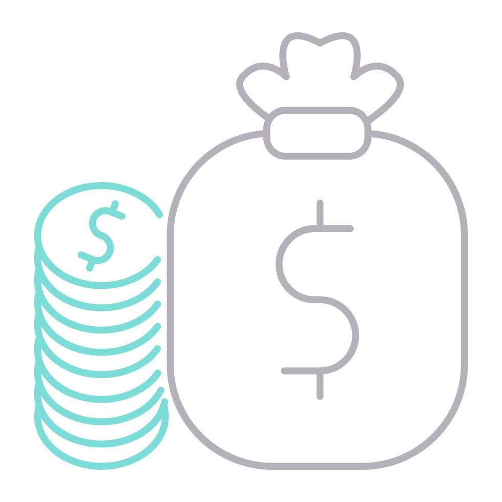money icon, suitable for a wide range of digital creative projects. vector