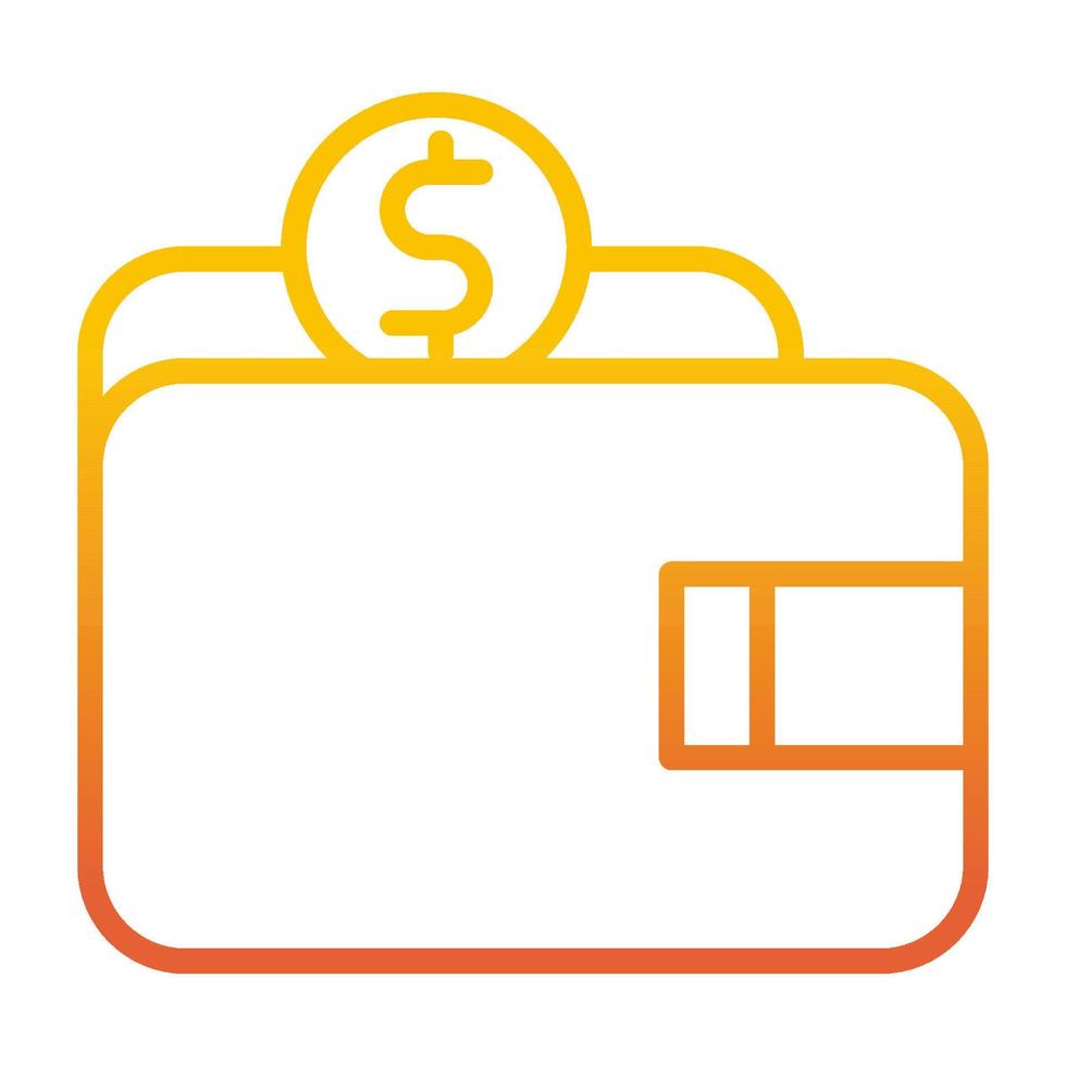 wallet icon, suitable for a wide range of digital creative projects. vector