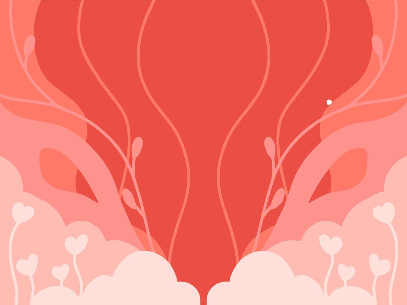 pink background illustration to celebrate valentine day vector