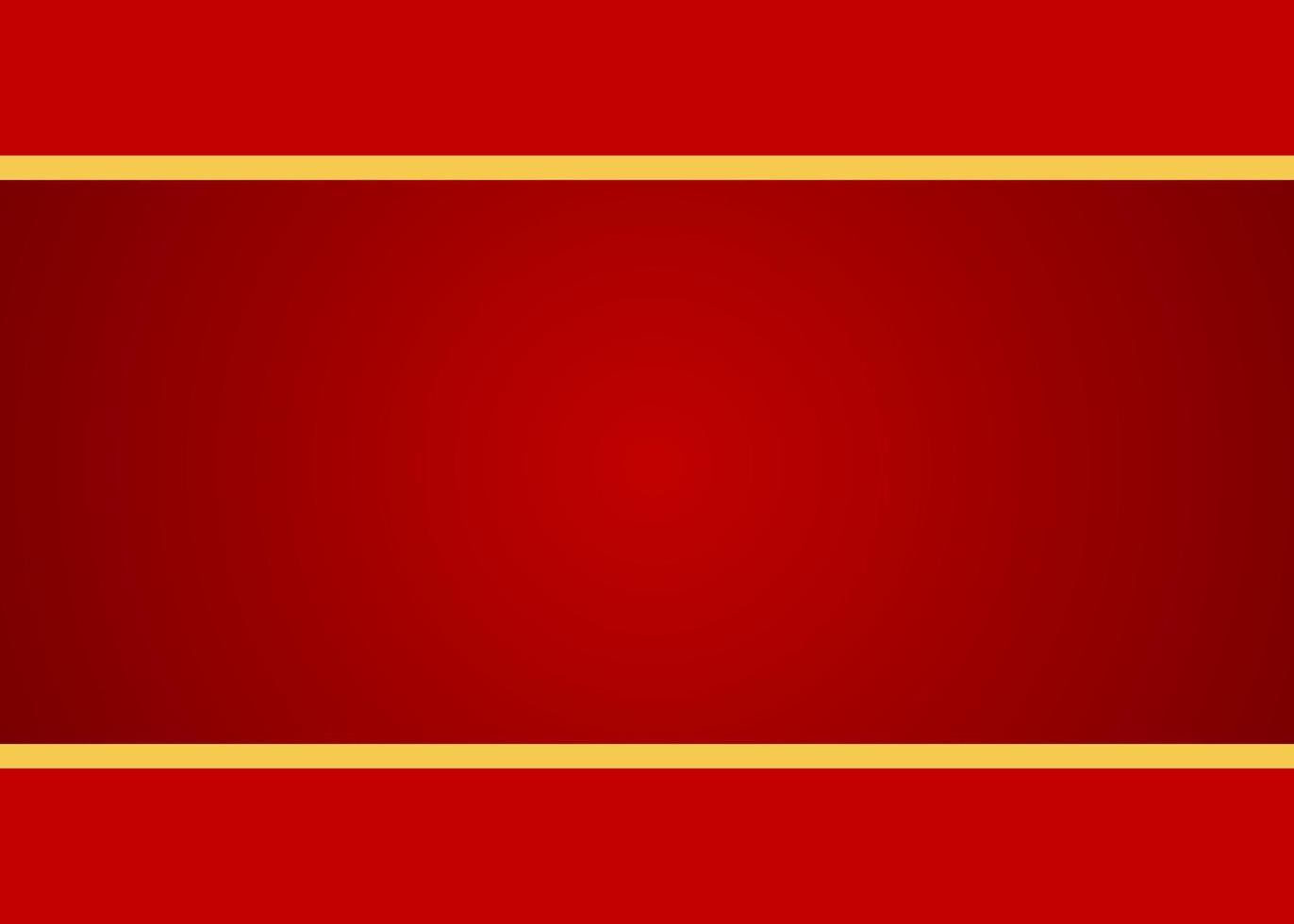 red background with golden frame vector