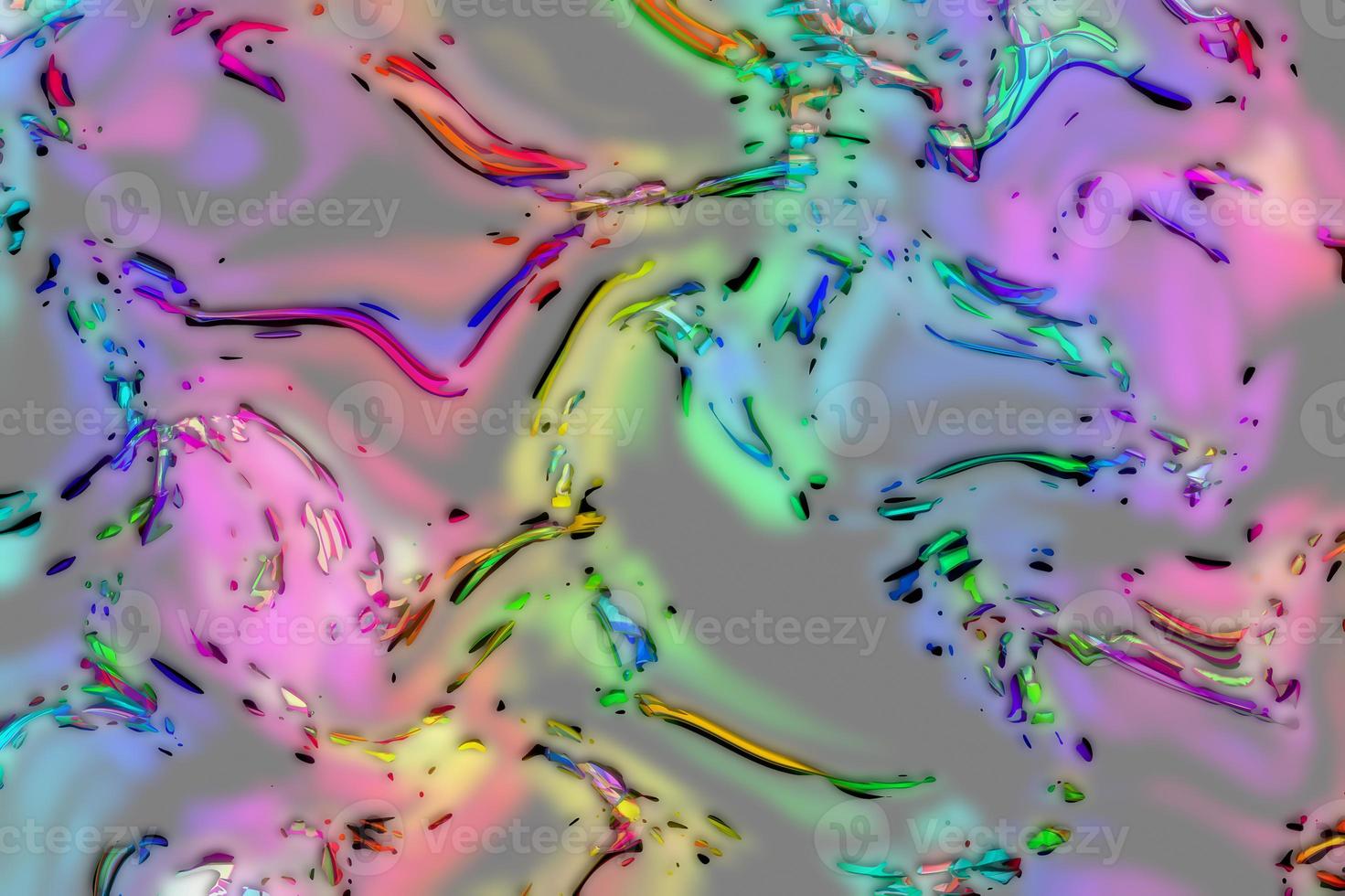 Abstract multicolor particle background,Digital painted abstract design.Holographic particle texture photo