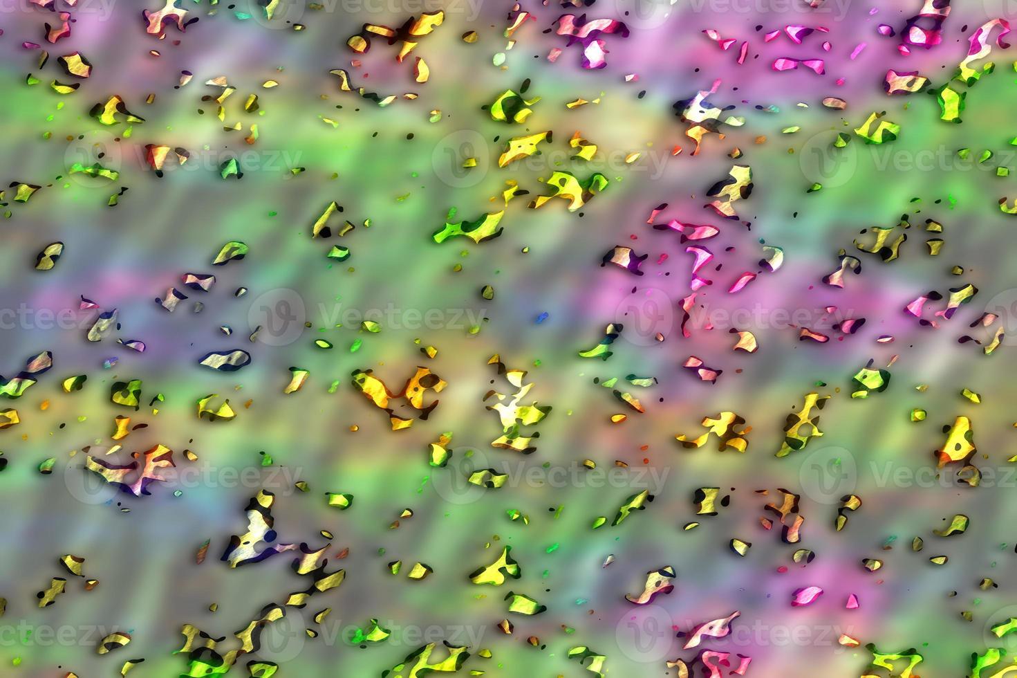 Abstract multicolor particle background,Digital painted abstract design.Holographic particle texture photo