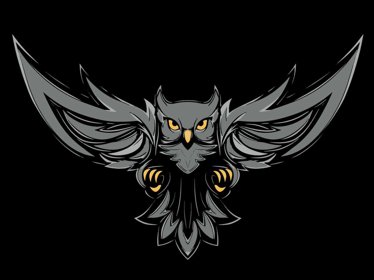 Ilustration of owl vector