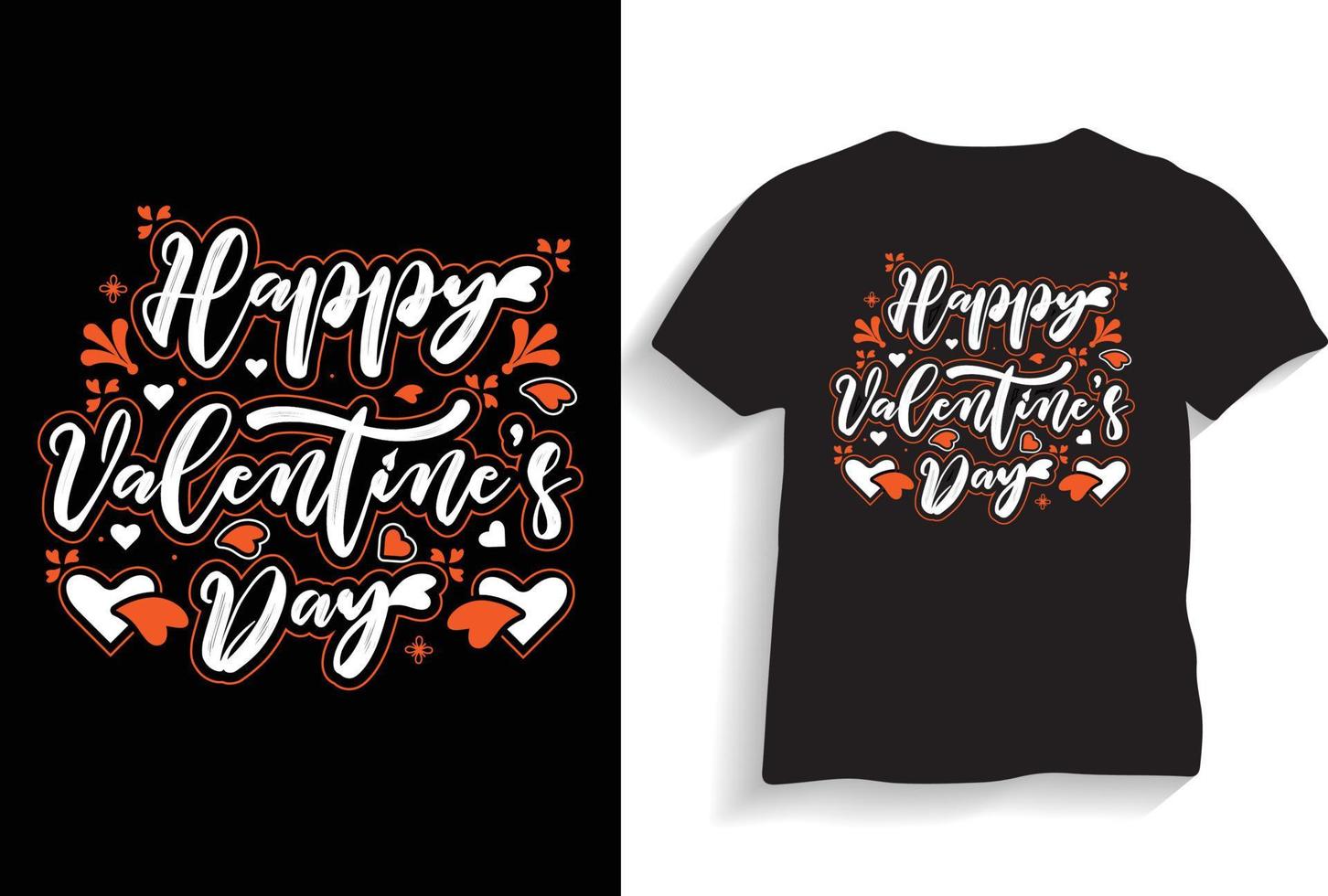 Happy Valentines Day typography valentine quote t shirt or eye-catching design vector