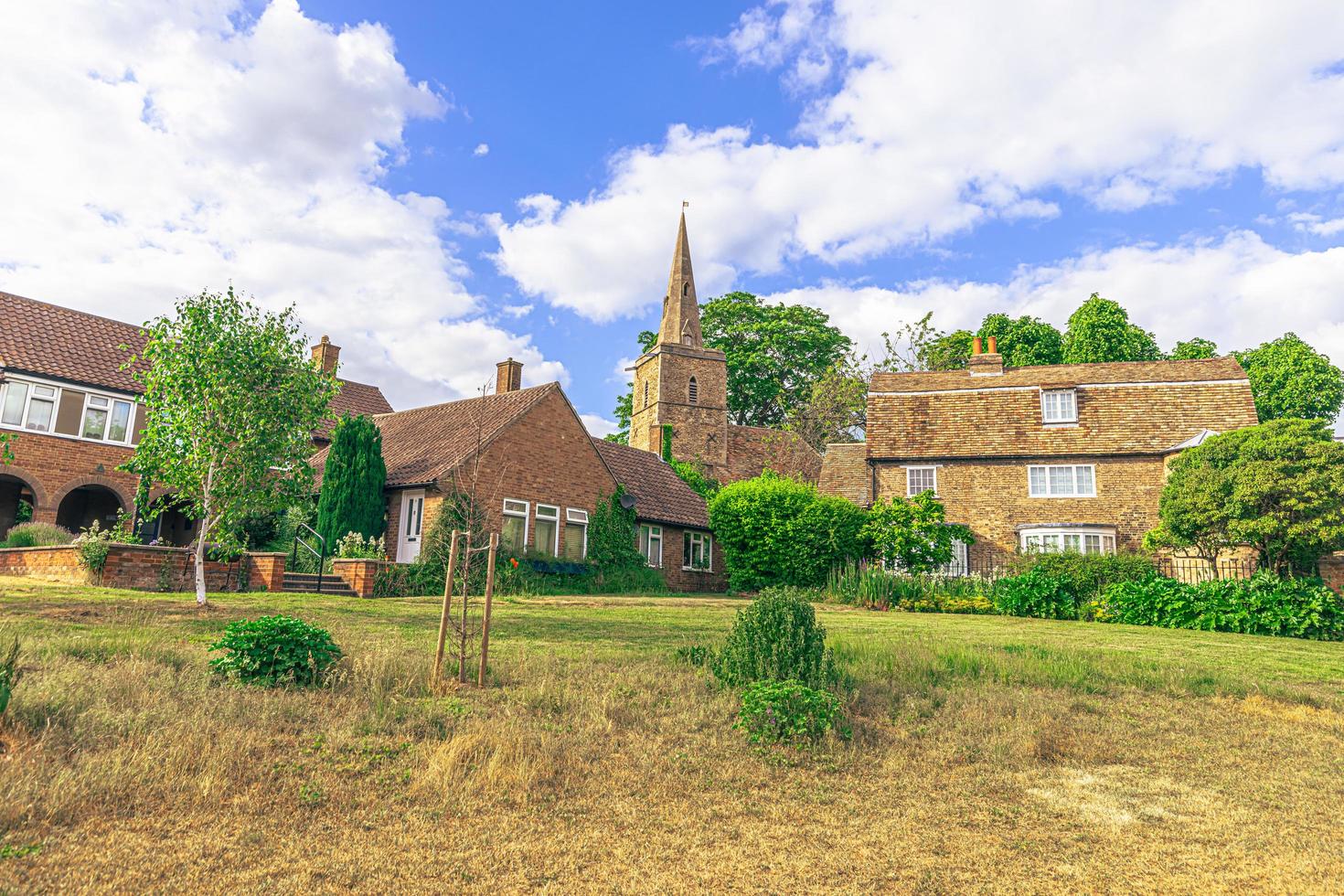 el casco antiguo y la universidad de cambridge, inglaterra. foto