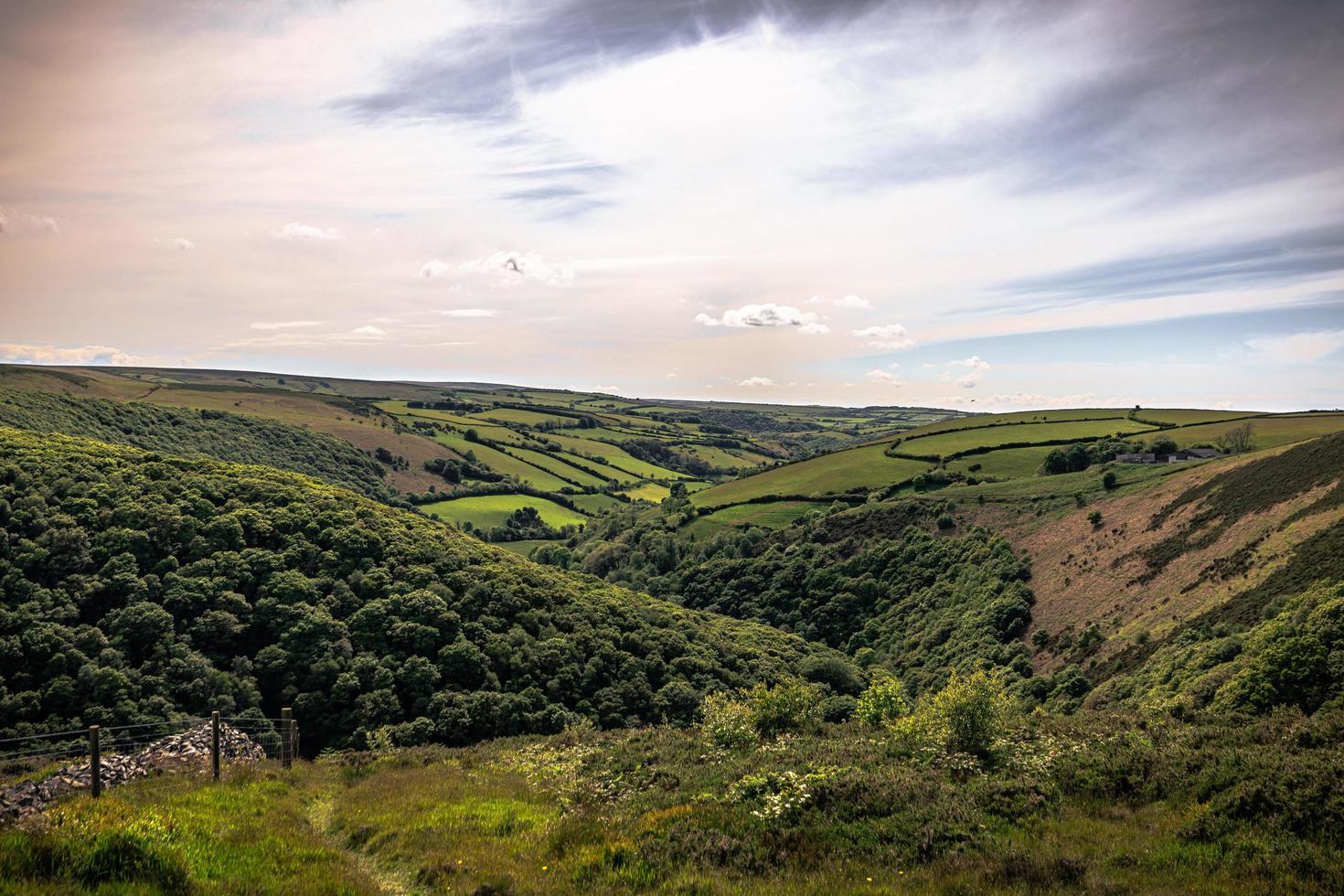 The natural landscape of Cornwall, England. photo