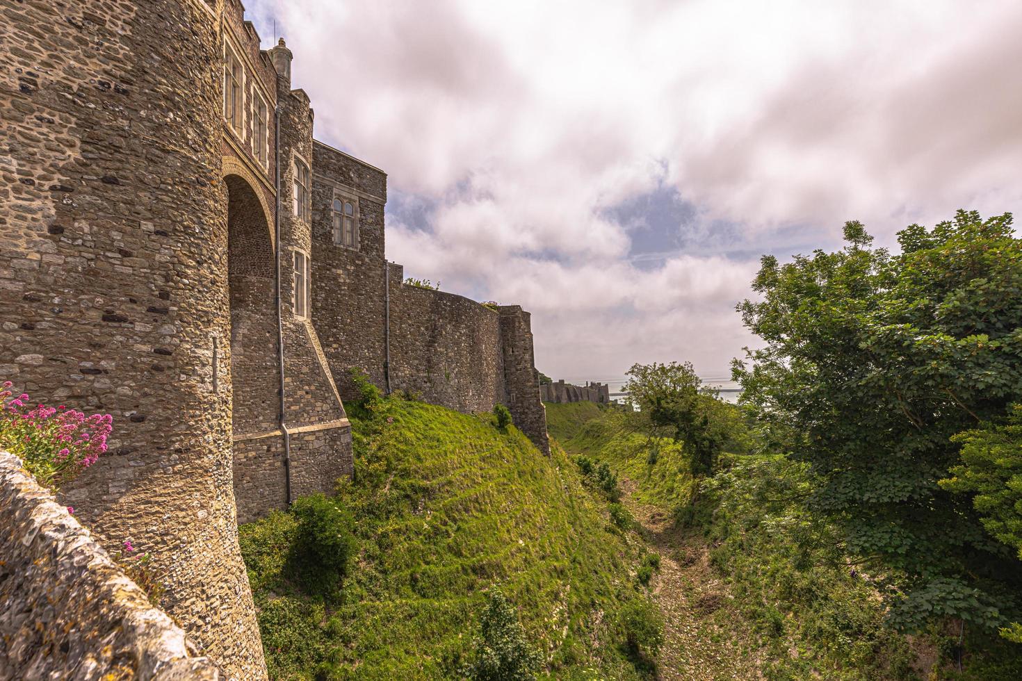 The mighty castle of Dover in Kent, England. photo