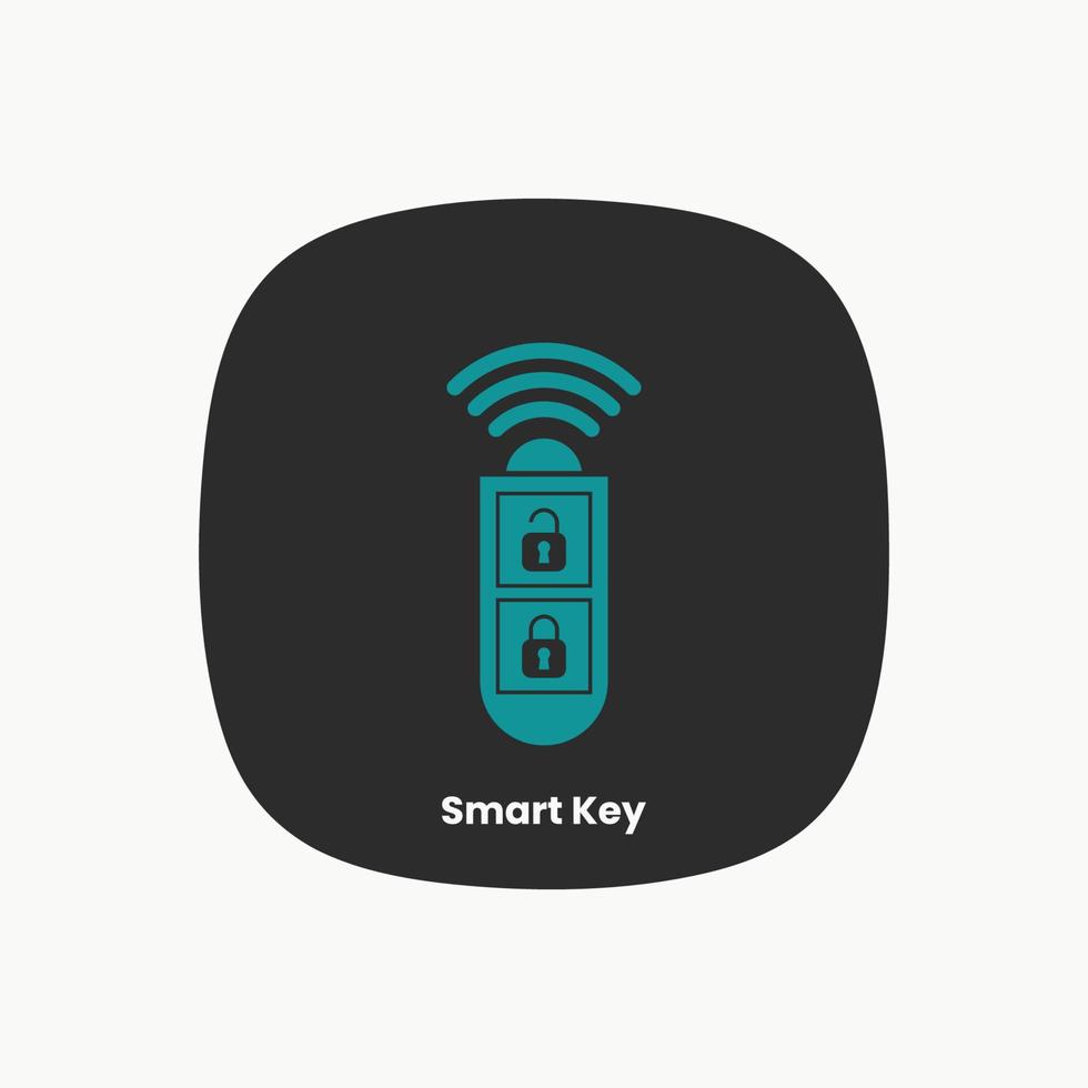 Smart key icon graphic design vector illustration