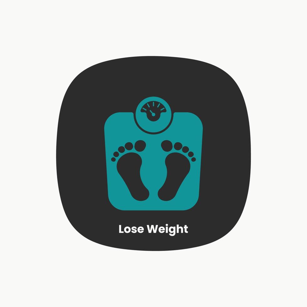 Lose weight icon graphic design vector illustration