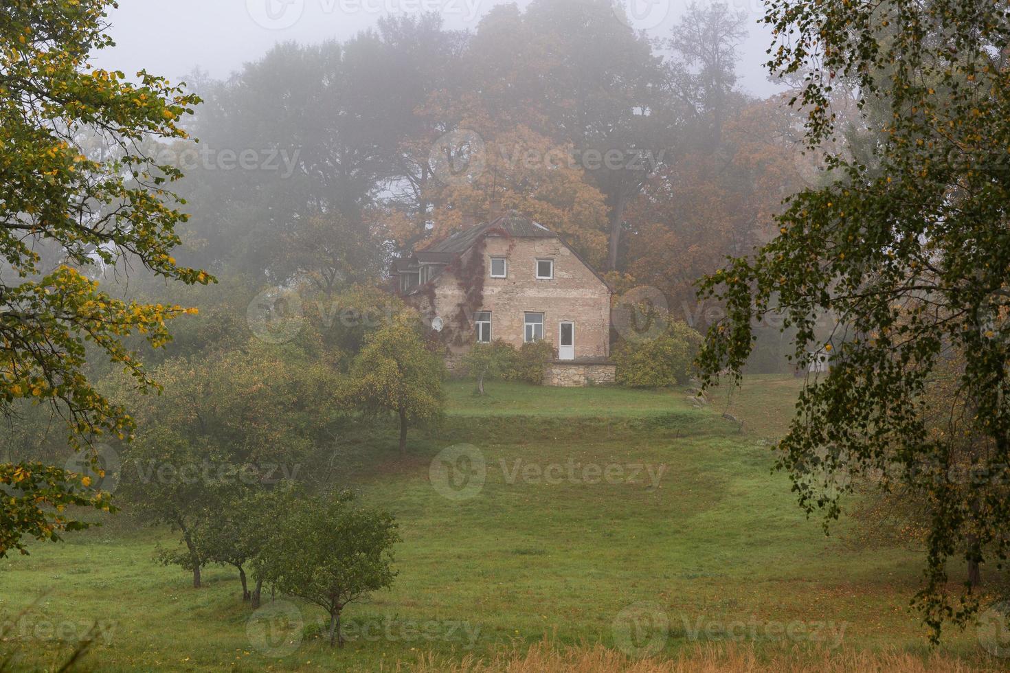 Latvian autumn landscape photo