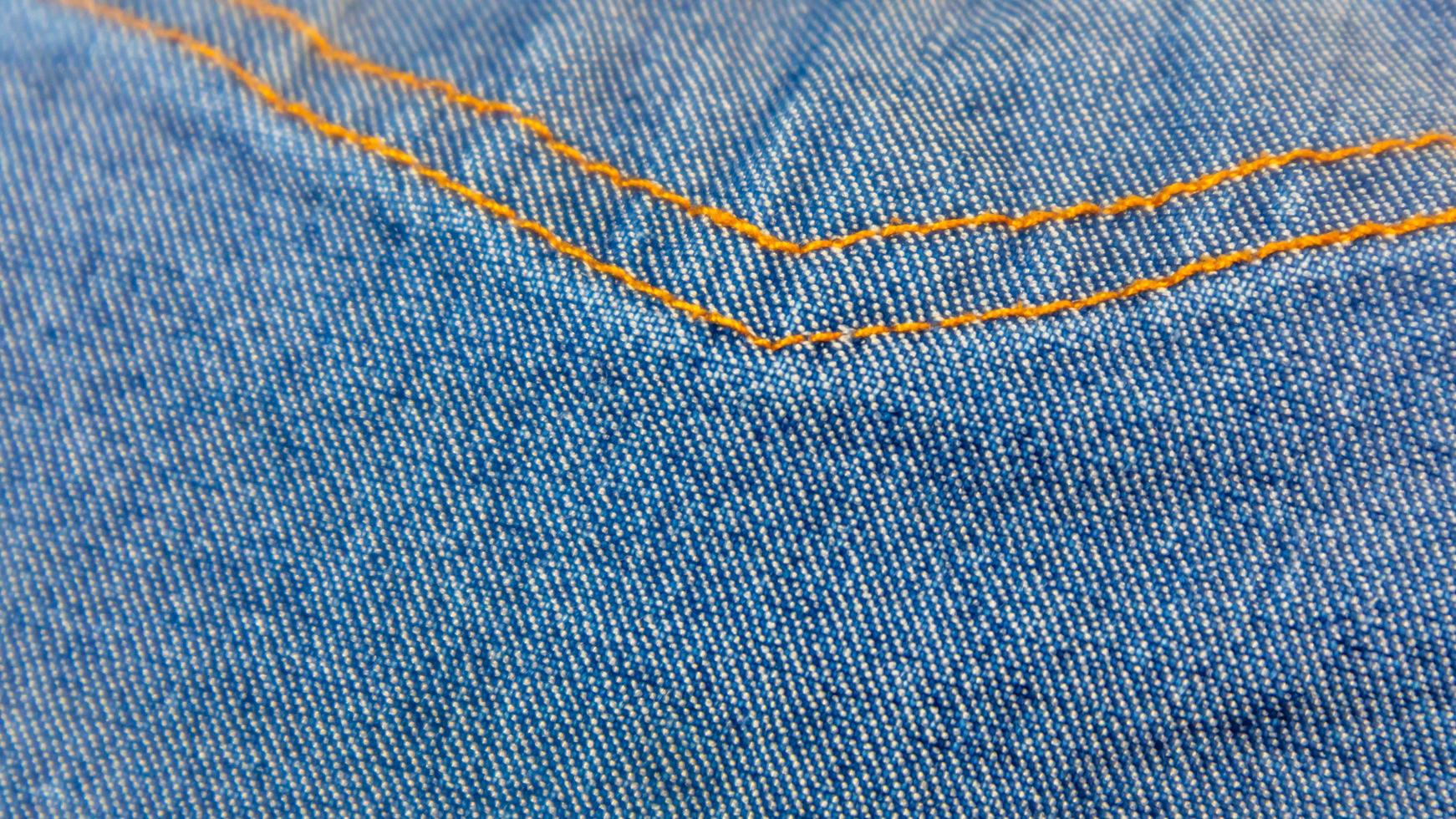 Blue jeans texture as a background photo