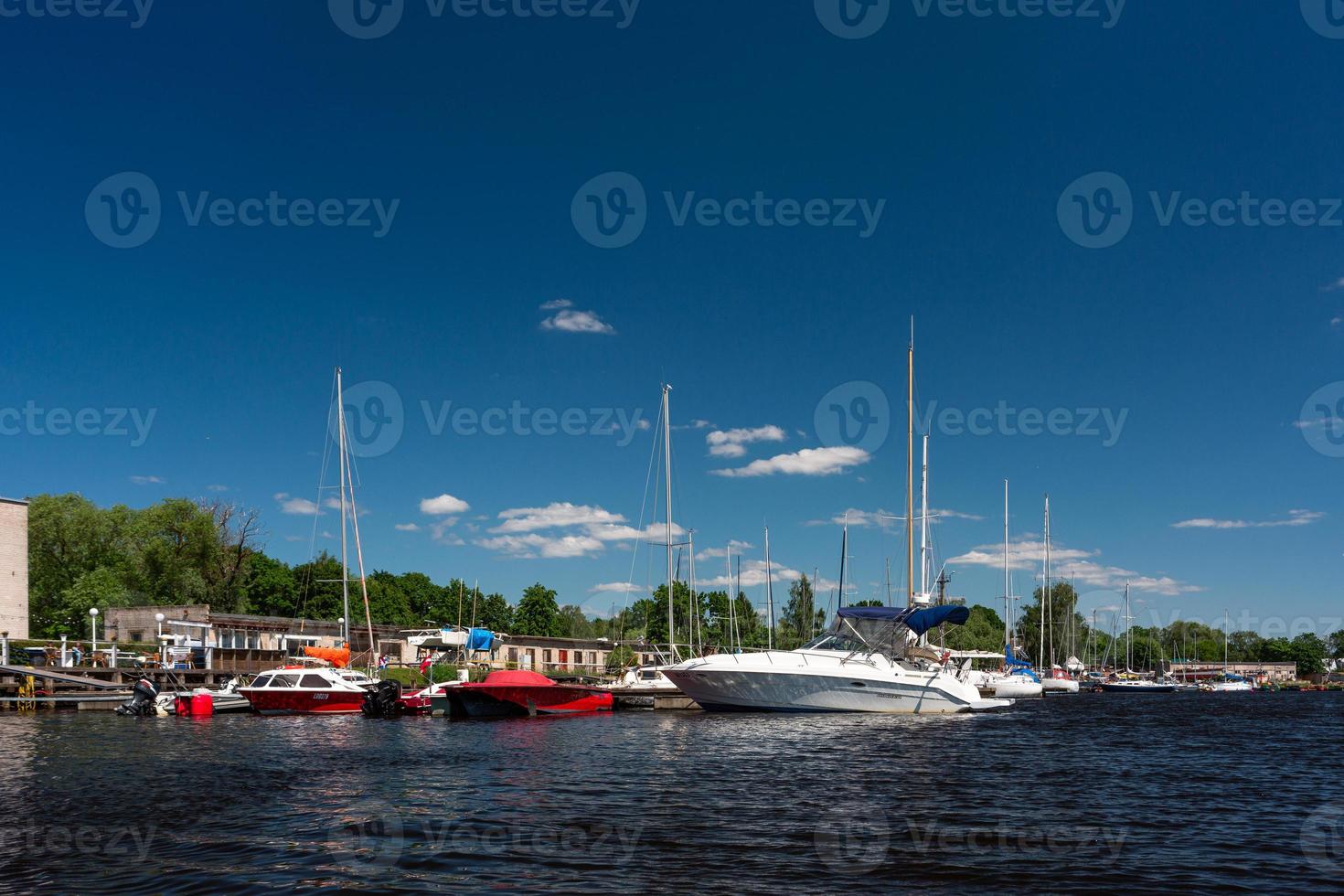 Views of the surroundings of Riga from Daugava photo