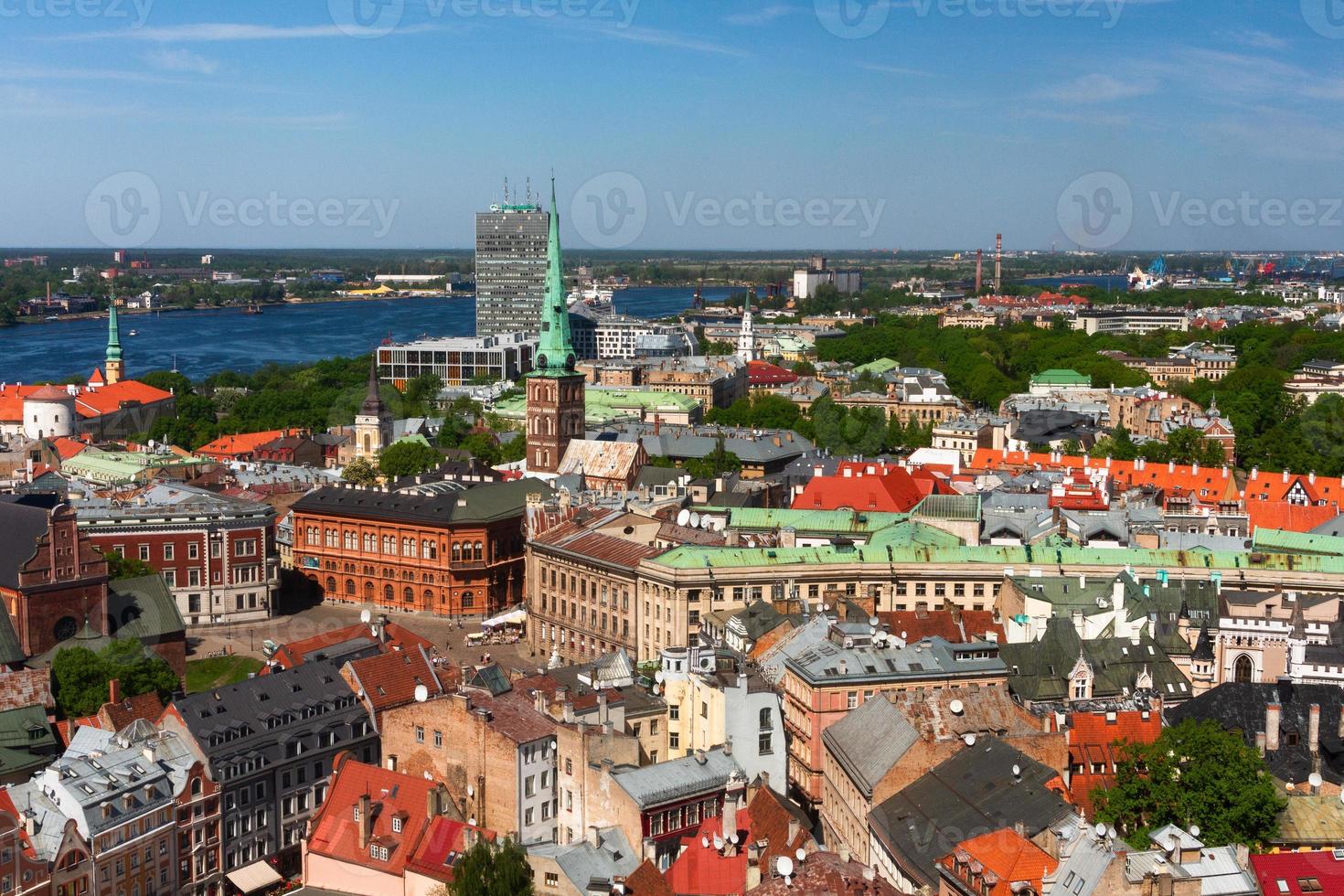 Riga from Above in the Summer photo