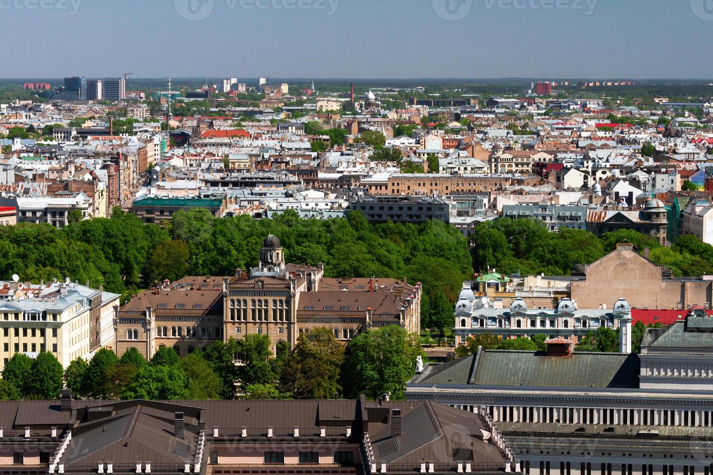 Riga from Above in the Summer photo