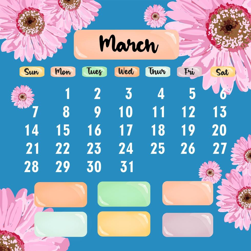 Habit tracker is empty. Bullet magazine template. Monthly planner. Vector illustration. Organizer for printing, diary, planner for important purposes.Bullet jurnal