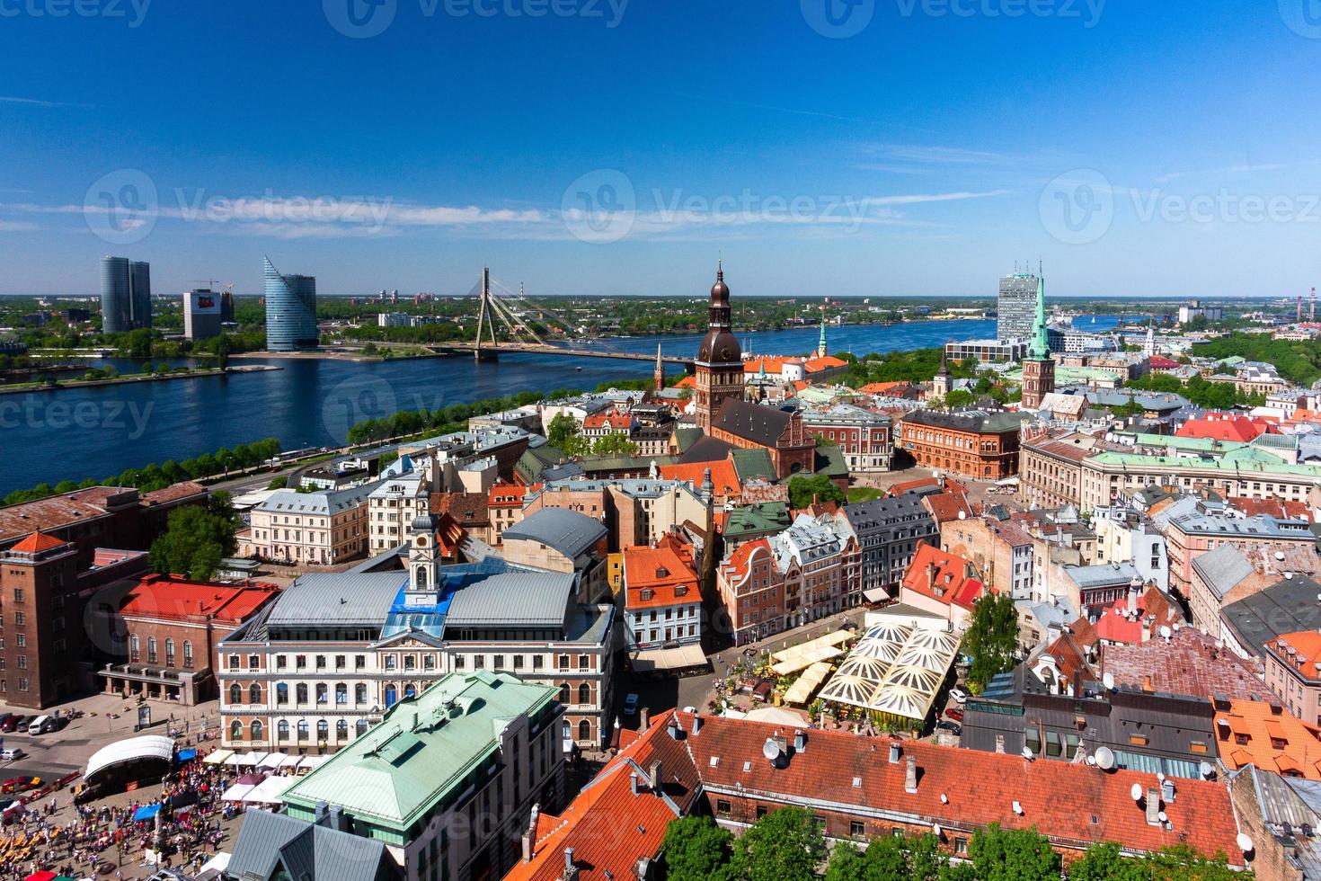 Riga from Above in the Summer photo