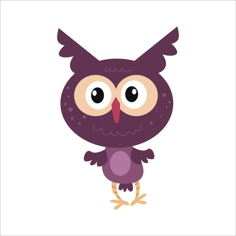 Illustrations, graphic designs, vectors, characters, and cartoons of baby owls. Beautiful and adorable bird vector