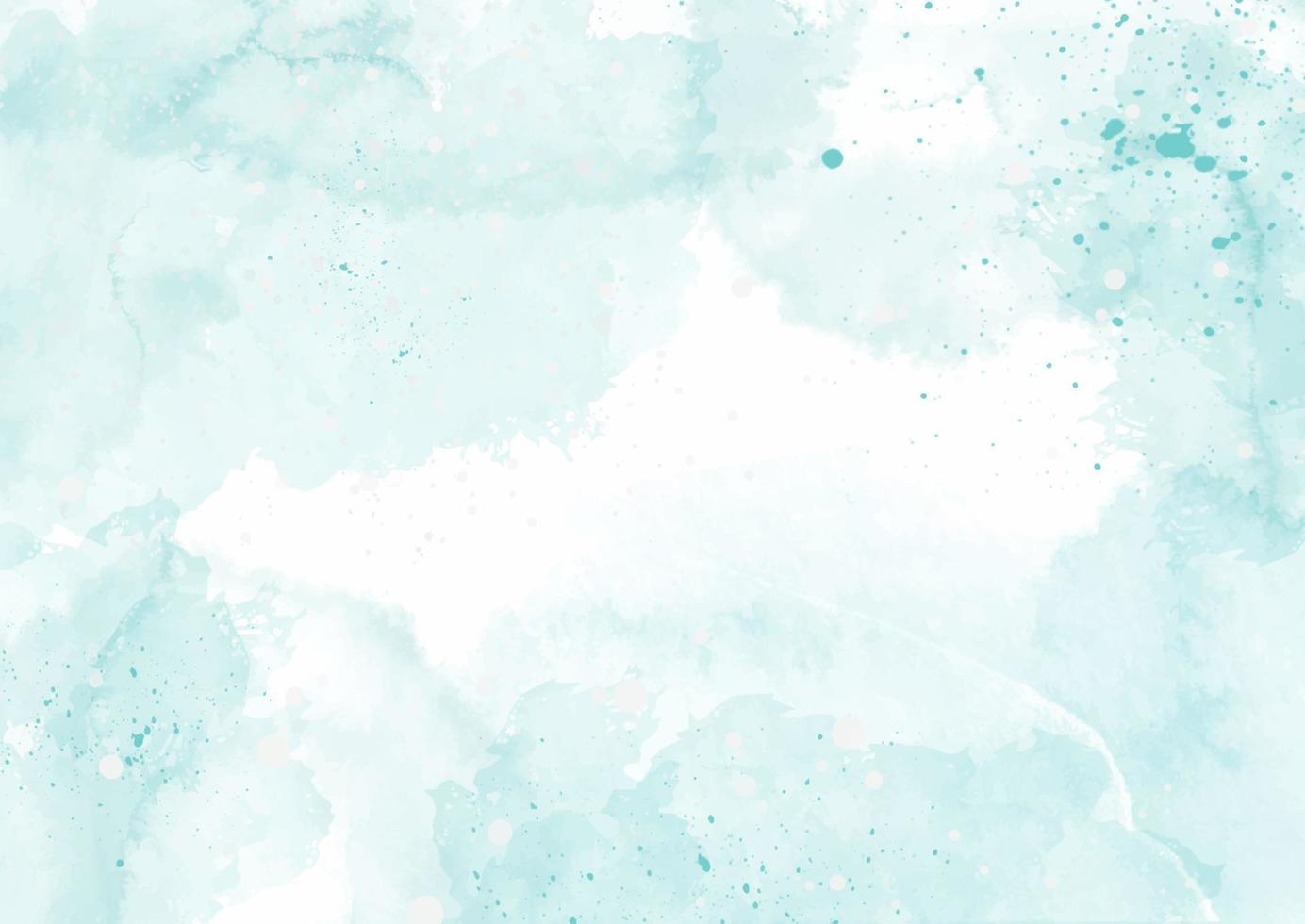 mint green hand painted watercolour background vector