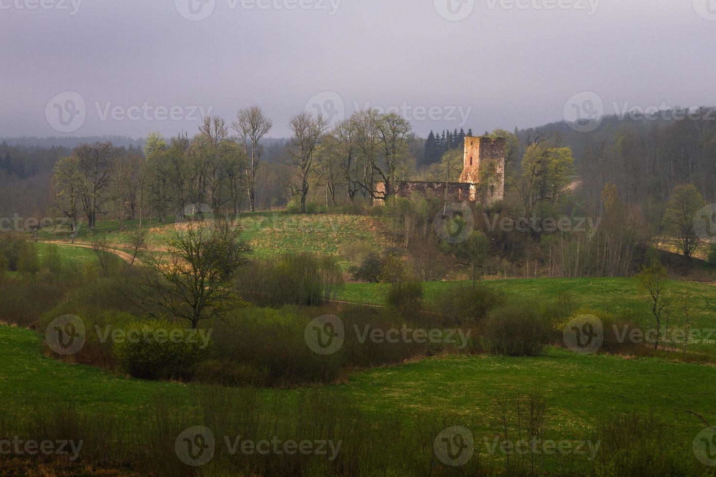 paisajes de primavera de letón foto