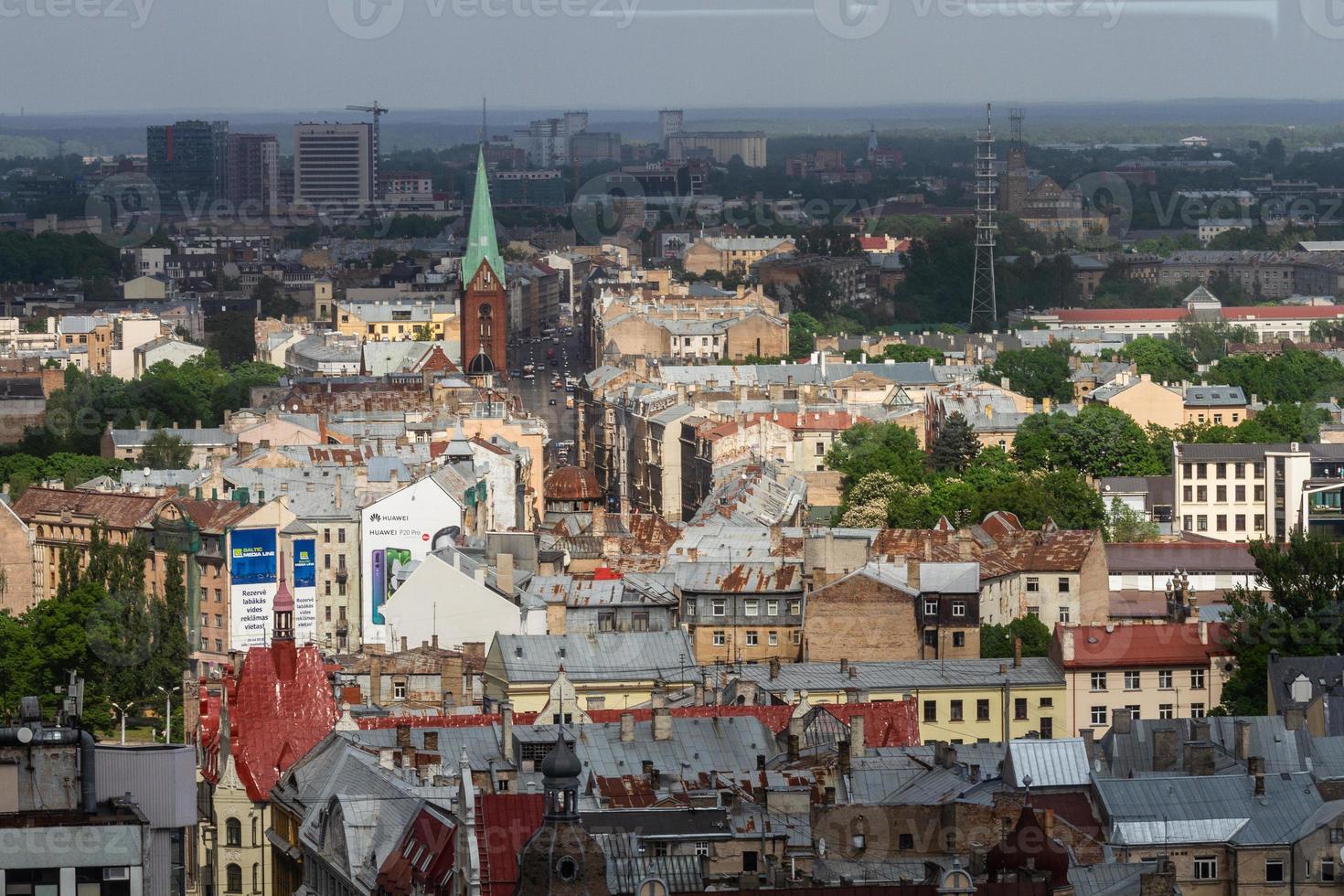 Riga from Above in the Summer photo
