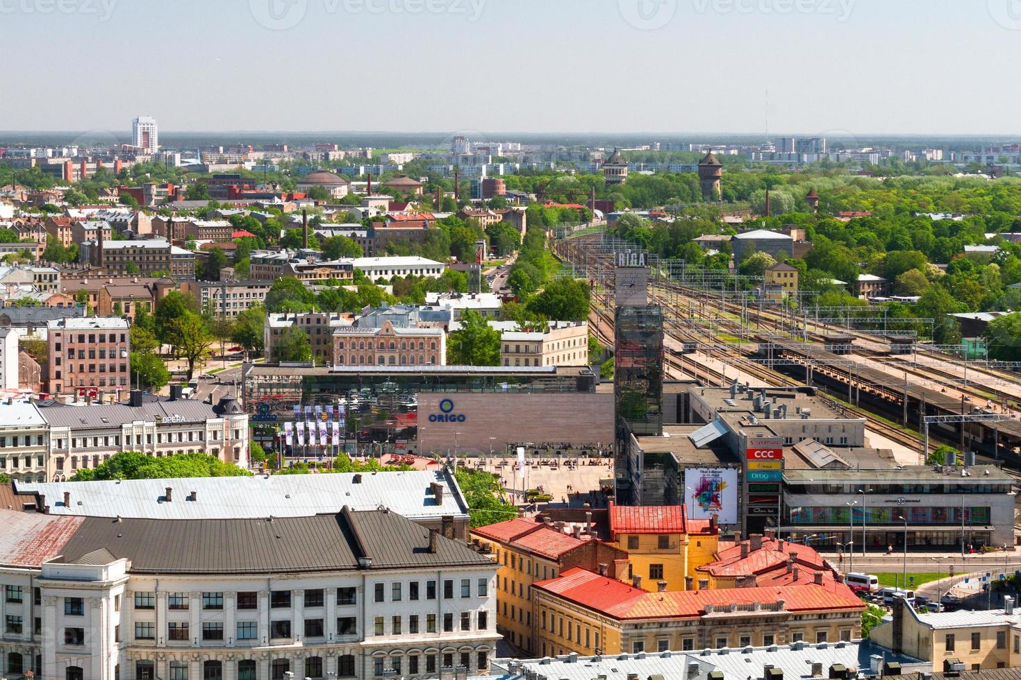 Riga from Above in the Summer photo