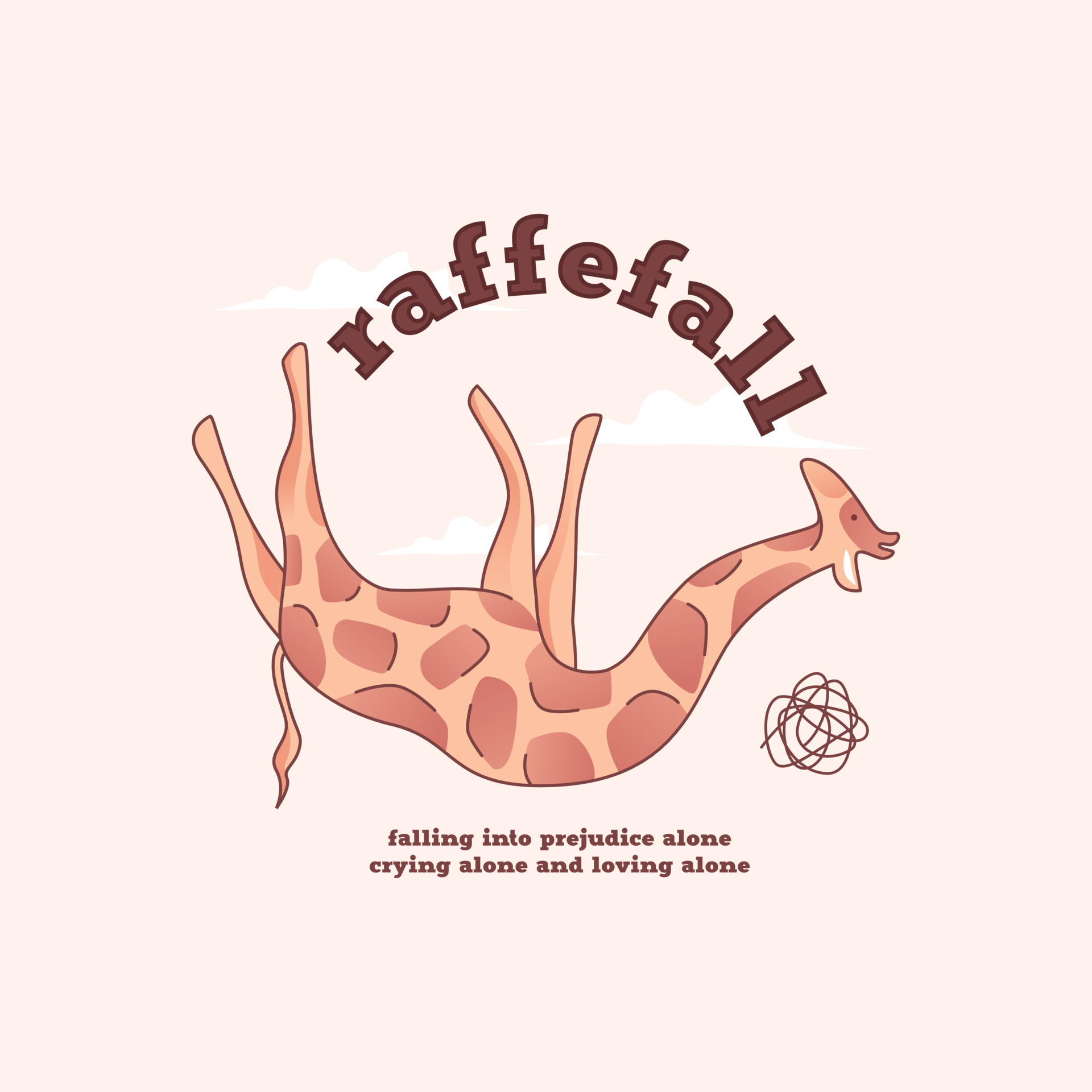 illustration of a falling giraffe 17104459 Vector Art at Vecteezy