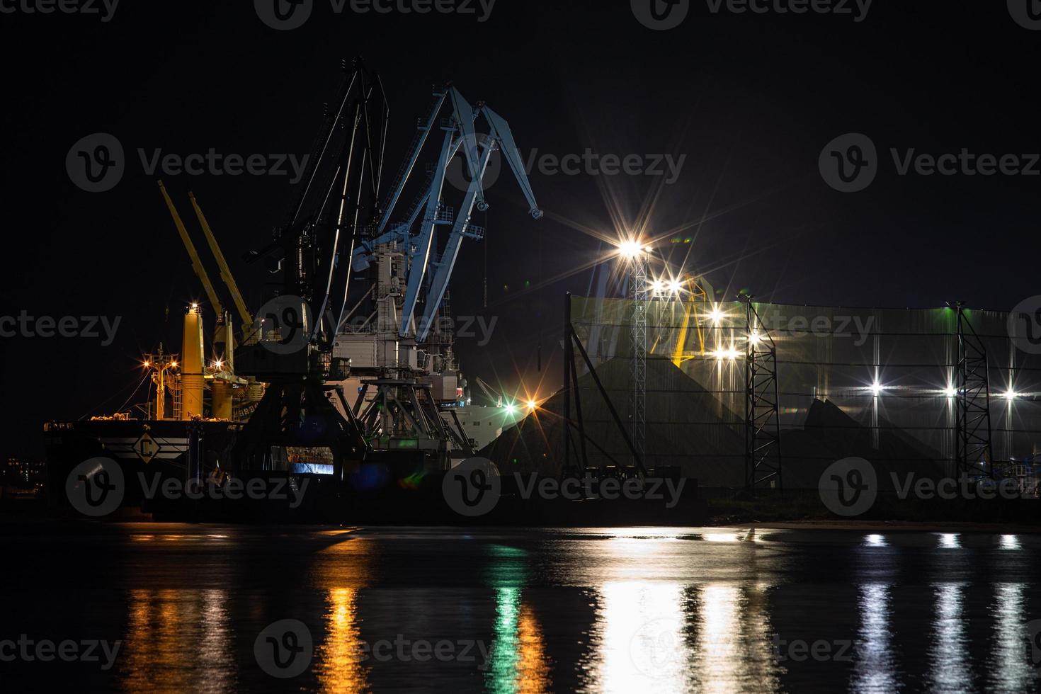 view of Port of Riga 17104811 Stock Photo at Vecteezy